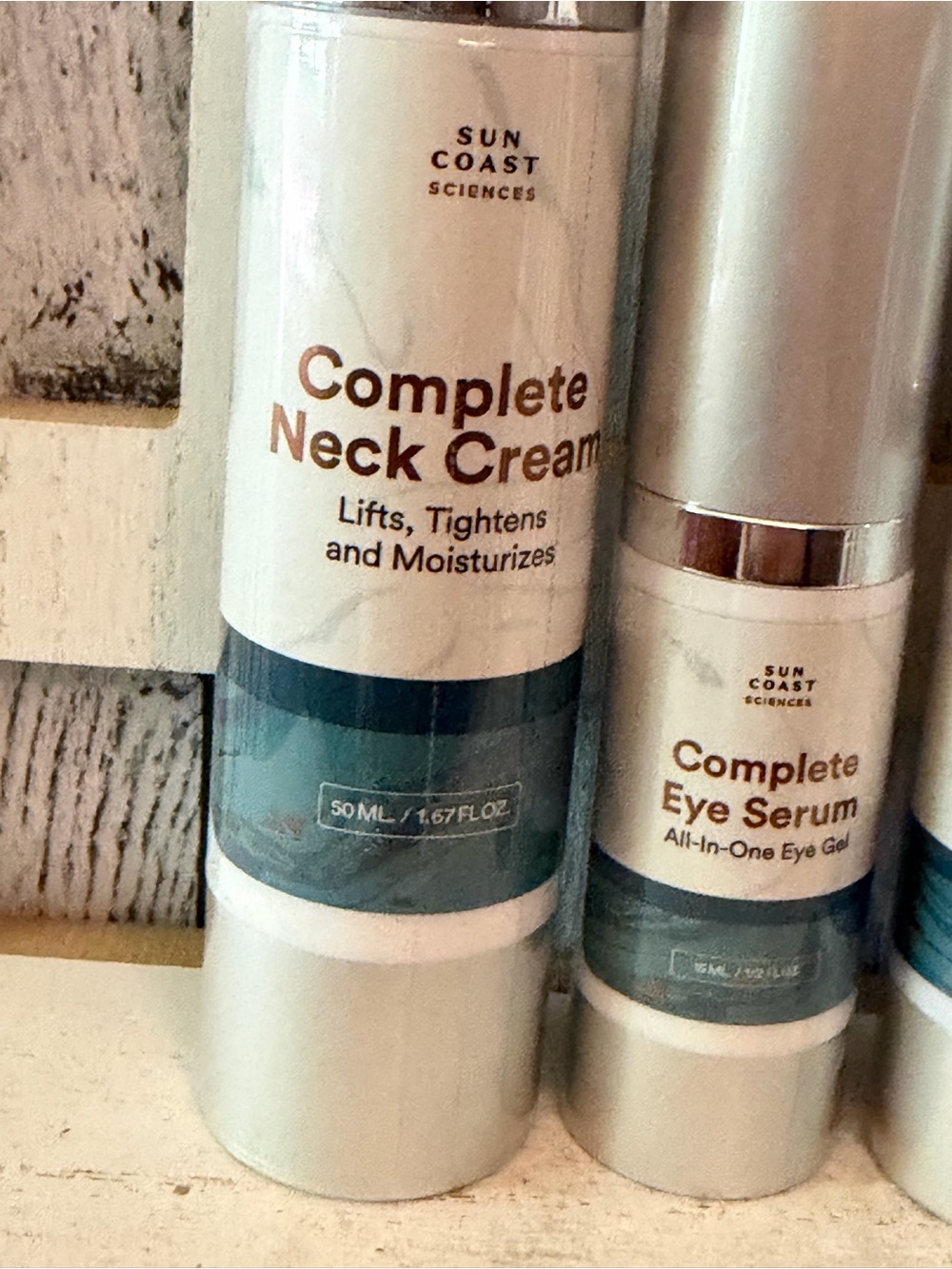 SUN COAST SCIENCES Total Package Serum, Complete Neck Cream, Complete Eye Serum - Picture 2 of 7